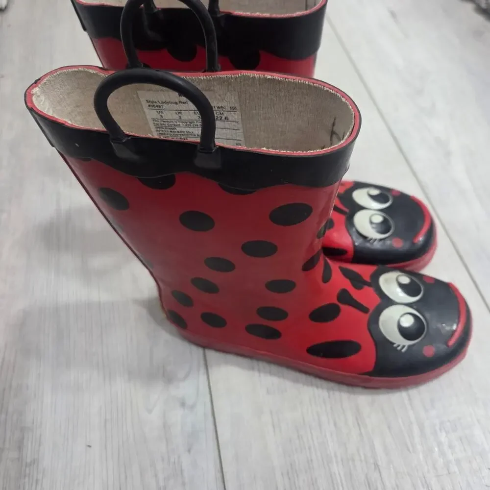 Western Chief Red Ladybug Children's Boots